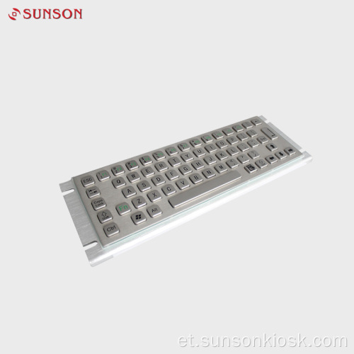 Veekindel IP65 tööstusmetalli klaviatuur